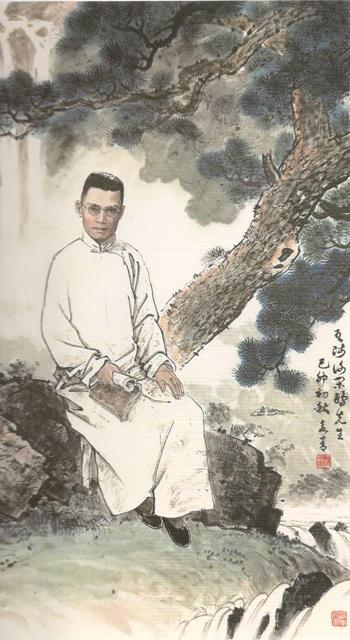 吾师谢闲鸥先生 杨永青（640）.jpg